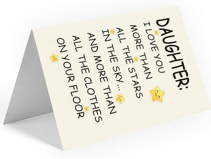 Birthday Card Daughter | Birthday Card for Daughter | Daughter Birthday Card | Daughter Birthday Card from Mom & Dad & Parents | Funny & Happy Birthday Card & Gifts for Adult Daughter