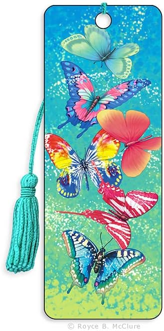 3D Royce Bookmark by Artgame - Butterfly Sky