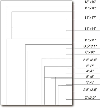 100 Sheets White Cardstock Thick Paper - Blank Heavy Weight 350gsm Cover Card Stock for Invitations,Stationery Printing,Scrapbooking,Crafts,DIY Cards, Paper Crafting (8.5x11 Inches)