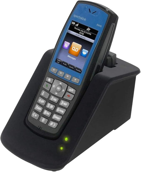Spectralink 8440 Blue Handset Without Lync Support, Battery and Charger Sold Separately - Part Number 2200-37147-001 (Renewed)