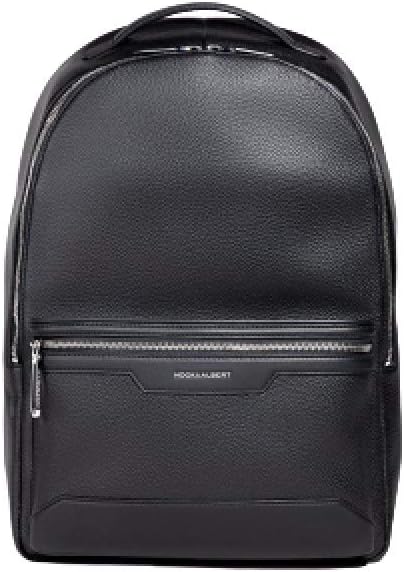 Hook + Albert Black Leather Work Backpack