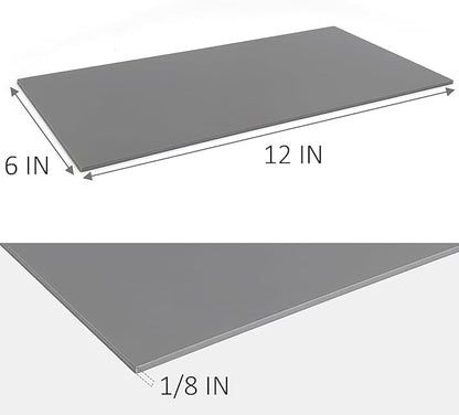 Falling in Art 6 * 12 Linoleum Carving Blocks, 2 Pack Soft Stamp Rubber Blocks for Crafts and Artists Printmaking, Gray,1/8" Thick