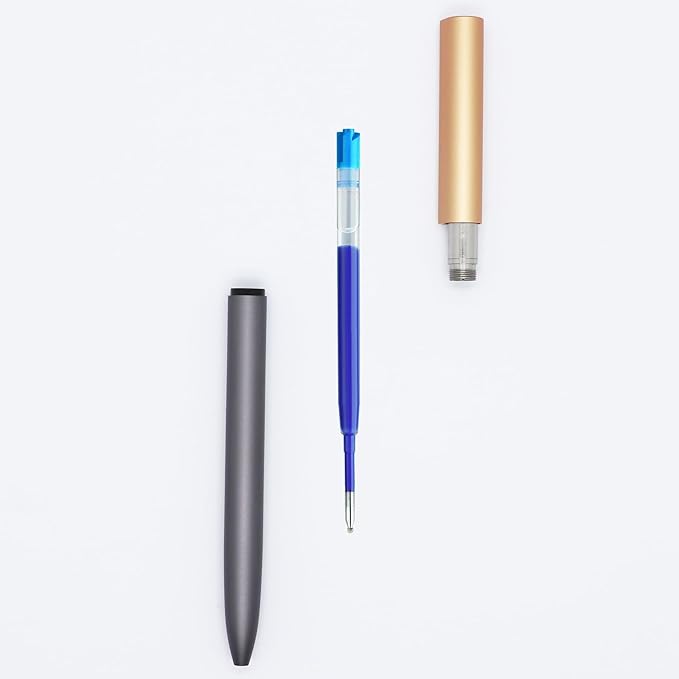 DunBong G2 Gel Ink Pen Refills, for Retractable Gel Pens, 0.5mm Fine Point, Pack of 5 (Blue)