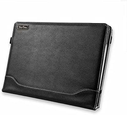 Protective Laptop Case Cover Compatible with Dell Inspiron 16 Plus 7610 7620 7630 7640 16" Notebook Sleeve PU Leather Stand Hard Case Skin Pouch