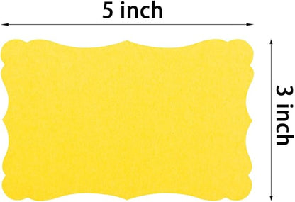 120 Pieces Small Mini Business Cards Vintage Assorted Colors Blank Note Cards Gift Word Card for Business Cards, Gift Cards (12 Colors, 3 x 5 inches)