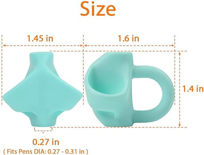 Firesara Training Grips, Original Breakthrough Assorted Writing Aid Grip Trainer Posture Correction Finger Grip for Kids Preschoolers Children Adults Special Needs for Lefties or Righties(4PCS)