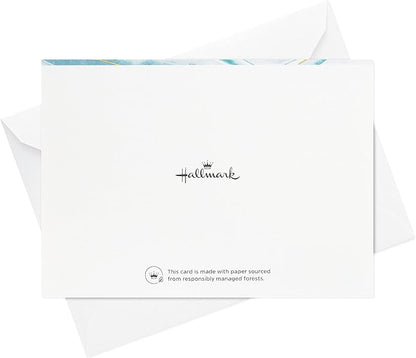 Hallmark Funeral Thank You Cards, Watercolor Agate (20 Thank You for Your Sympathy Cards with Envelopes)