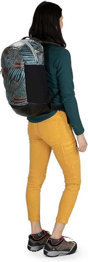 Osprey Transporter Panel Loader Commuter Backpack, Palm Leaf Glitch Print