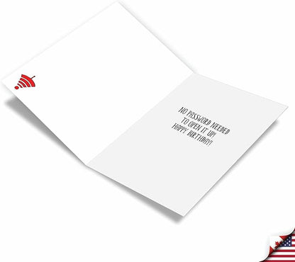 NobleWorks Humorous Birthday Greeting Card with 5 x 7 Inch Envelope (1 Card) BdayOffline Greeting C8224BDG