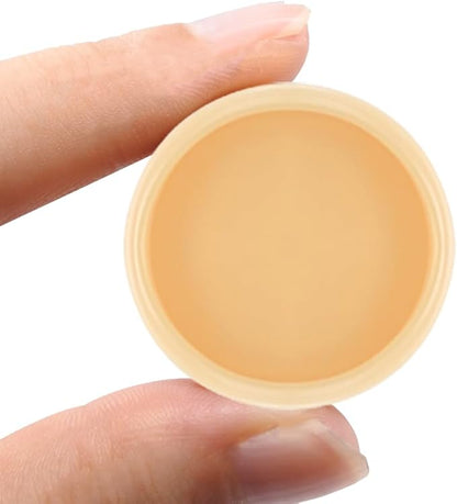 100PCS Discbound Notebook Accessories Expansion Planner Discs Binder Rings Loose-Leaf Plastic Book Binding Disc(Beige,1.1"/28 mm)