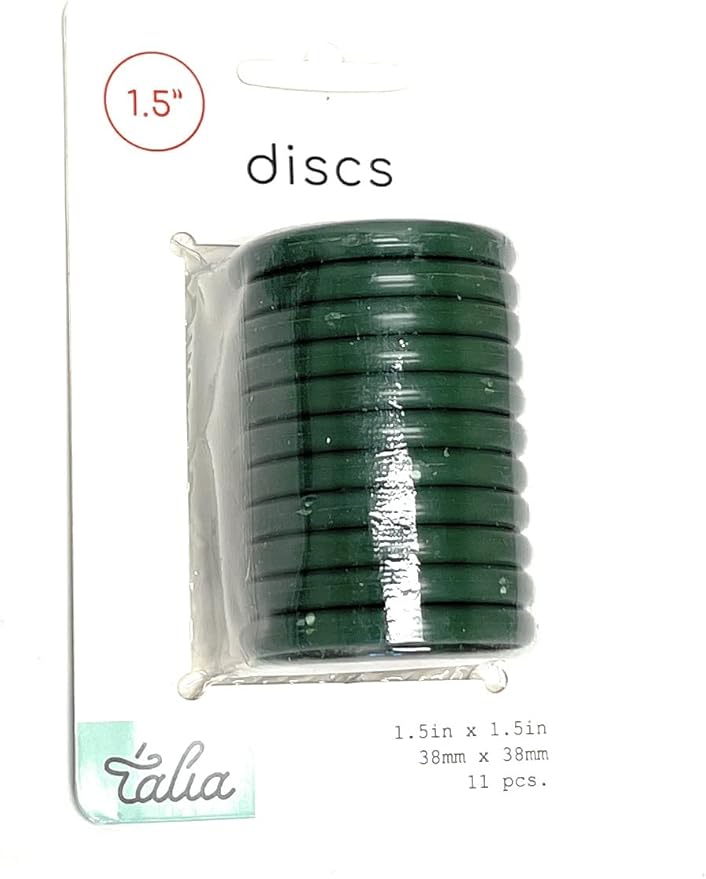 Talia Discbound Notebook - Discs (Green Olive, 1.5inch)