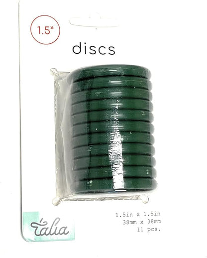 Talia Discbound Notebook - Discs (Green Olive, 1.5inch)