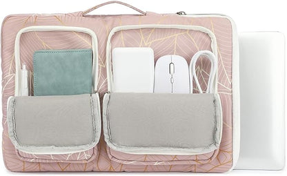 canvaslife 360° Protective Laptop Sleeve Case Bag Cover with Handle For iPad 12.9 inch,MacBook Pro Air 13" and 12.5 inch-13.3 inch Laptop (Golden leaf)