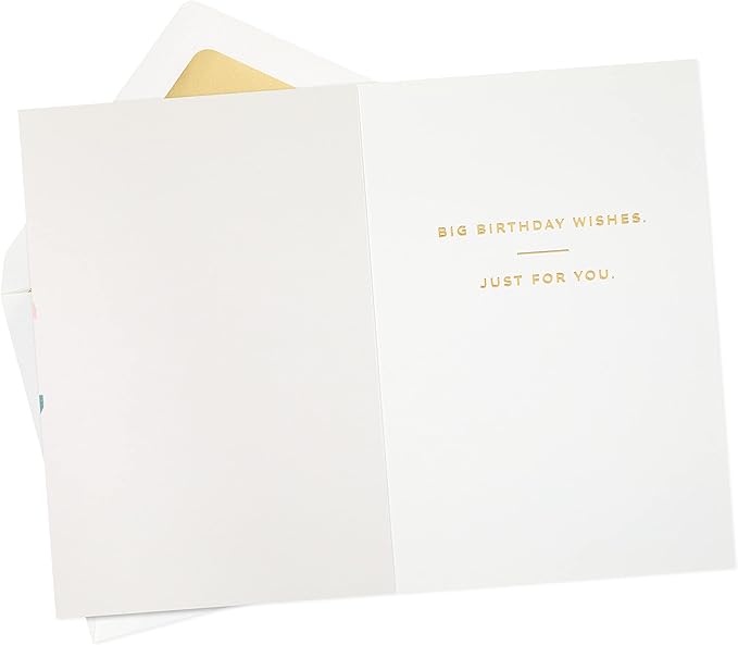 Hallmark Signature Birthday Cards (Big Birthday Wishes & Best Birthday Ever) - Premium Greetings