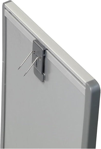 Quartet Bulletin Board, 24" x 14", Corkboard, Cubicle, Arc, Aluminum Frame (ARCB2414)