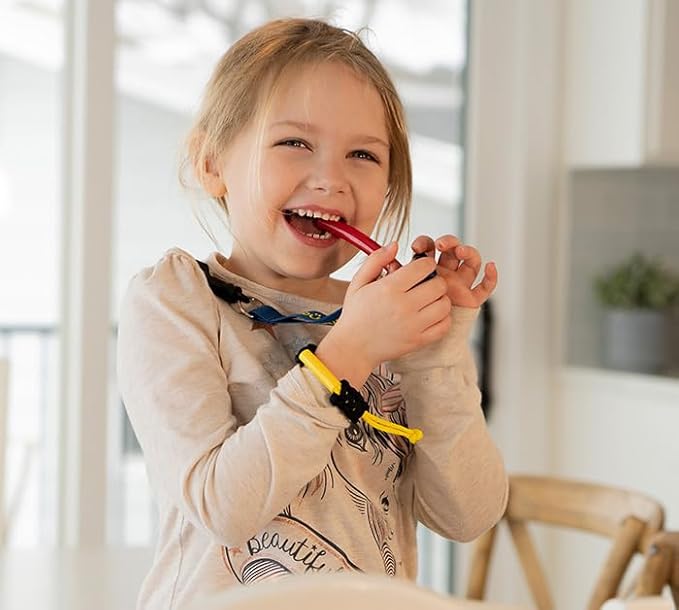 Chubuddy Strong Tubes 3 Pack, Blue, Green & Red - Clip-on- Sensory Chewable Toy for Ages 3+ | Autism, ADHD, Oral Sensory, Special Needs