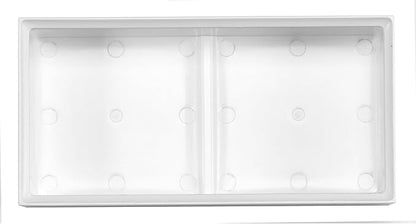 Bostitch Office Konnect Desk Organizer Accessory Tray, Wide, Stacks for Desktop Storage, White