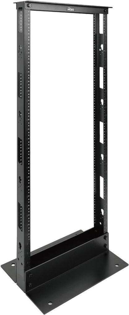 2-Post 27U Open Frame Server Rack for 19in AV/Data/IT Network Equipment,with Tapped Hole