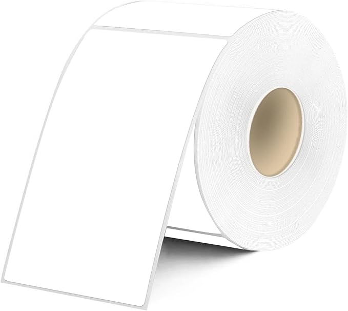 2 X 3 Inch Rectangle Color Coding Labels, Removable Square Label Inventory Stickers, Permanent Warehouse Moving Box Square Label (250Labels, White)