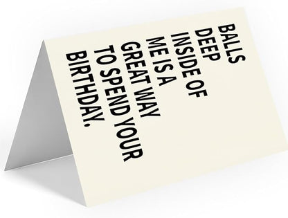 Naughty Birthday Card for Men, Husband, Boyfriend, and Him | Happy Birthday Gifts & Decorations for Men