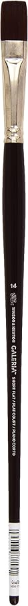 Winsor & Newton Galeria Bright Long Handle Brush, Size 14