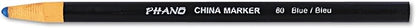 Dixon Industrial Phano Peel-Off China Marker Pencils, Blue, (00080) (Pack of 1, 12 Count Total)
