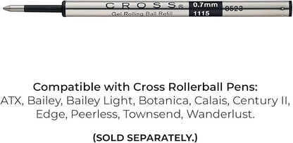 Cross Selectip Gel Rollerball Pen Refill, Medium Point, Black, 2-Pack (8523-2)