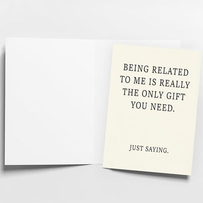 Funny Birthday Card for Brother, Sister, and Nephew | Brother Birthday Card from Sister | Sister Birthday Card from Brother | Happy Bday Card