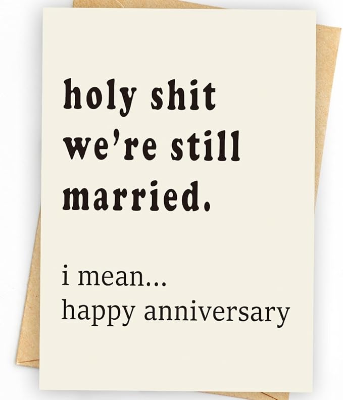 Happy Anniversary Card & Gifts for Men, Husband, Boyfriend, Wife, Girlfriend, Him, Her, Valentine Day Gifts, Card