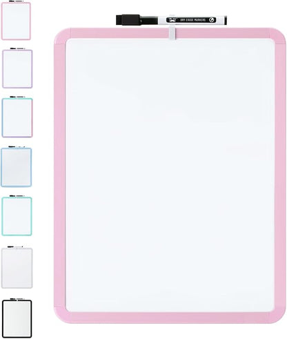 Mr. Pen- Dry Erase Board, 14” x 11” with a Black Dry Erase Marker, Pink Frame, Small White Board Dry Erase, Dry Erase Board Small Dry Erase Board, Magnetic Whiteboard, Small Whiteboard