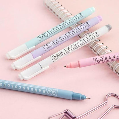 Colored Fineliner Pens, 0.38mm Fine Tip Pens, 8 Colors Fine Point Pen, Bible Journaling Planner Micro Pens Set for Writing, Drawing, Note Taking, Bullet Journaling