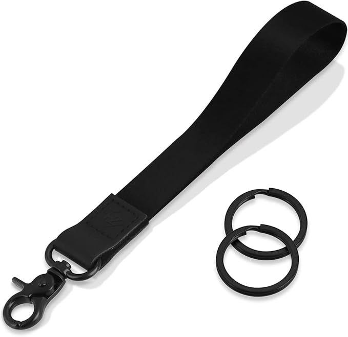 Keychain Lanyard for Women and Men, Wrist Lanyard Key Chain Holder with Key Rings, Wristlet Strap Lanyard for Car Keys ID Badge Wallet Card Holder