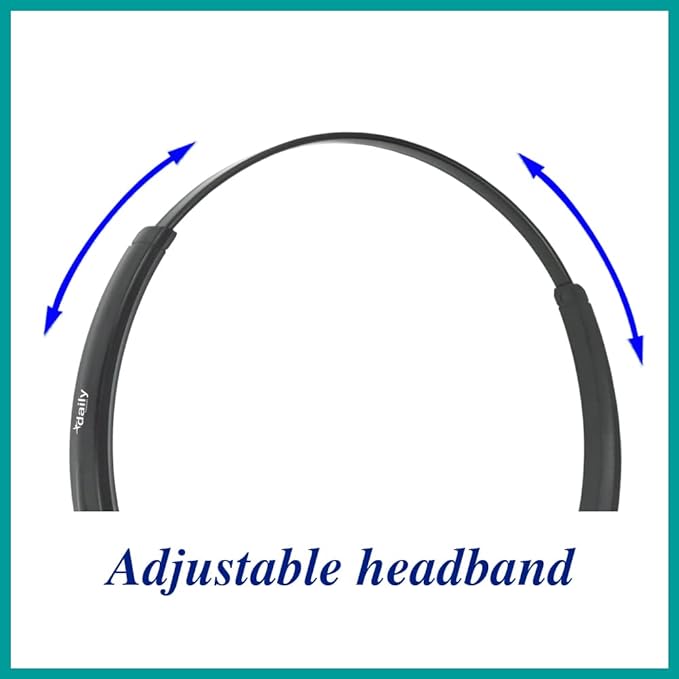 Polycom Phone Headset Noise Cancelling Mic RJ9 U10P Bottom Cable Compatible with Polycom VVX, Shoretel, Nortel (Avaya) Phones
