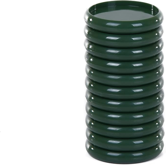 Talia Discbound Notebook - Discs (Green Olive, 1inch)