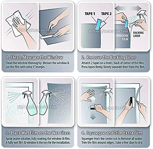 BDF S2M Window Film Clear UV Blocking - 24in X 12ft