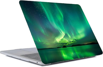 Compatible with 16 Inch MacBook Pro A2141, Iceland Green Aurora Hard Plastic Shell Cover Case