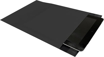 Colored Poly Mailers Pack of: Be creative with your packaging with Colored mailers (Black, 9" x 12" pack of 500)