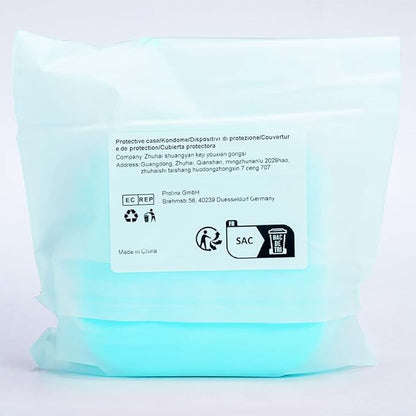 Memoking T02 Protective Case-Bunny Ears Shape Soft Silicone BPA-Free Cute Design Printer Cover, Compatible with T02 Mini Bluetooth Wireless Portable Mobile Pocket Printer, Green