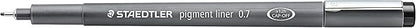 STAEDTLER Pigment Liner Pack, Black, 8 Pens, Assorted Line Widths, 0.05mm, 0.1mm, 0.2mm, 0.3mm, 0.5mm, 0.8mm, 1.0mm, 1.2mm