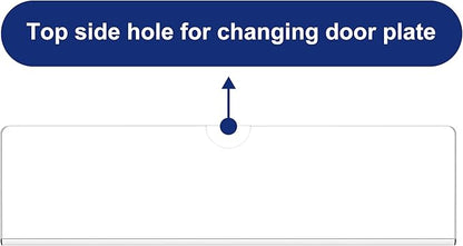 Acrylic Wall Name Plate Holder, Office Name Plate with Adhesive Tapes, Door Name Plate Wall Nameplate Clear Sign Holder Frame, 2"x8", 80 Pack