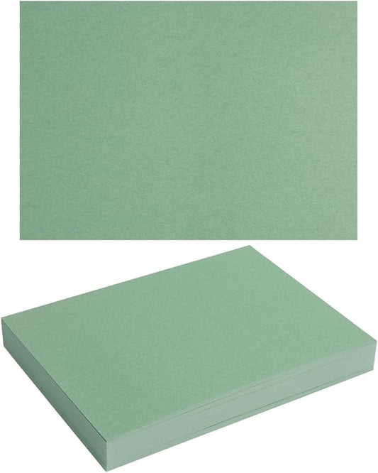 50 Sheets Blank Cardstock Paper 250 GSM Thick Heavy Cards Stock for DIY Art Projects, Card Making, Postcards, Greeting Cards, Birthday Party, Wedding Invitation (Sage-Green, 5x7 inches)