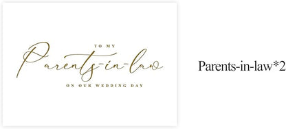 LADY&HOME To My Parents-in-law on Wedding Day Card