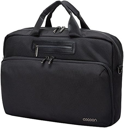 Cocoon MCP3355BK Buena Vista 16" Laptop Brief with Built-in Grid-IT!® Accessory Organizer (Black)