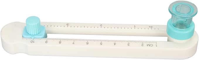 TOPINCN Portable Circle Cutter Circle Cutter Adjustable Paper Cutting Knife Trimmer Rotary Portable Round Model for Paper Crafts Fabric