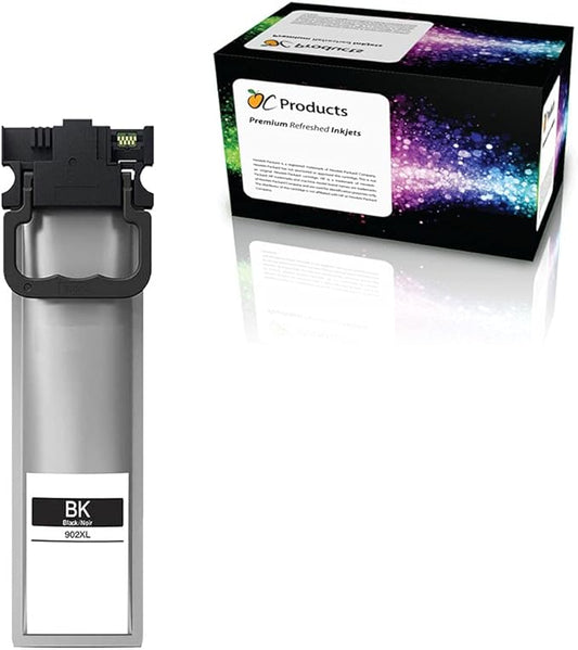 Remanufactured Ink Cartridge Replacement for Epson T902XL Black for WF-C5210 WF-C5290 WF-C5710 WF-C5790