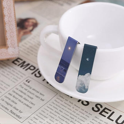 Magnetic Bookmarks Magnet Page Markers, Magnetic Page Clip for Students Teachers, Fun Book Marks for Reading(12 Pieces)