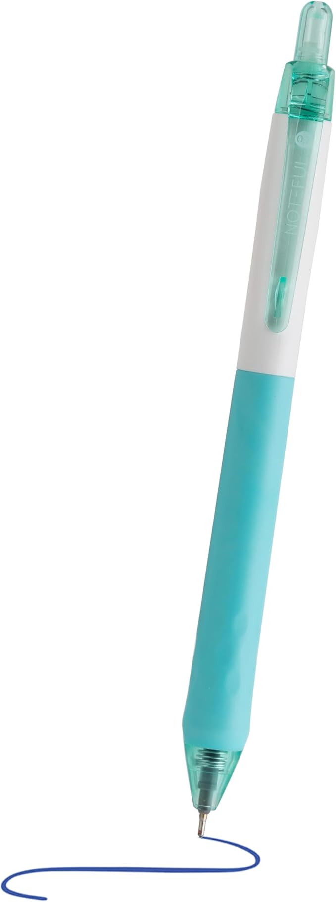 Retractable Semi Gel Pens Clicker, Fine Point 0.7 mm, Premium Comfort Grip for Smooth Writing Planner and School Supplies (Blue, 1 Count (Pack of 8))