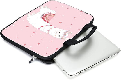 11.6 12 12.1 Inch Laptop Carrying Bag Protective Chromebook Case Pouch Netbook Notebook Ultrabook Bag Tablet Sleeve Cover Travel Briefcase with Handle for Men Women (Alpaca)