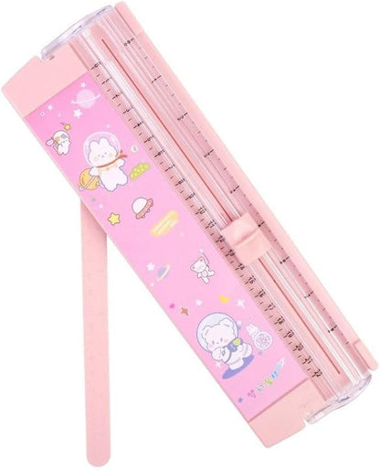 Paper Trimmer, A4 Size Paper Cutter with Security Safeguard, Straight Paper Trimmer with Side Ruler for Scrapbooking, Craft Paper, Coupon, Photos, Paper Slicer Scrapbooking Tool