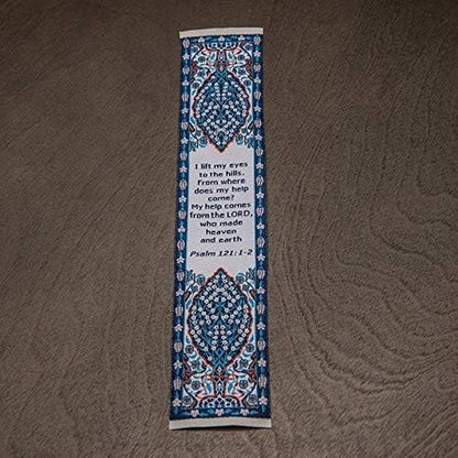 Logos Bookmark -Psalm 121:1-2, Christian, Cloth Carpet Bookmark